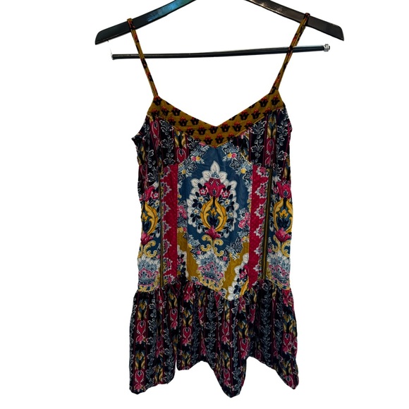 Anthropologie Women’s Zadie Velvet Mini Dress Multicolored Size S - Picture 2 of 9